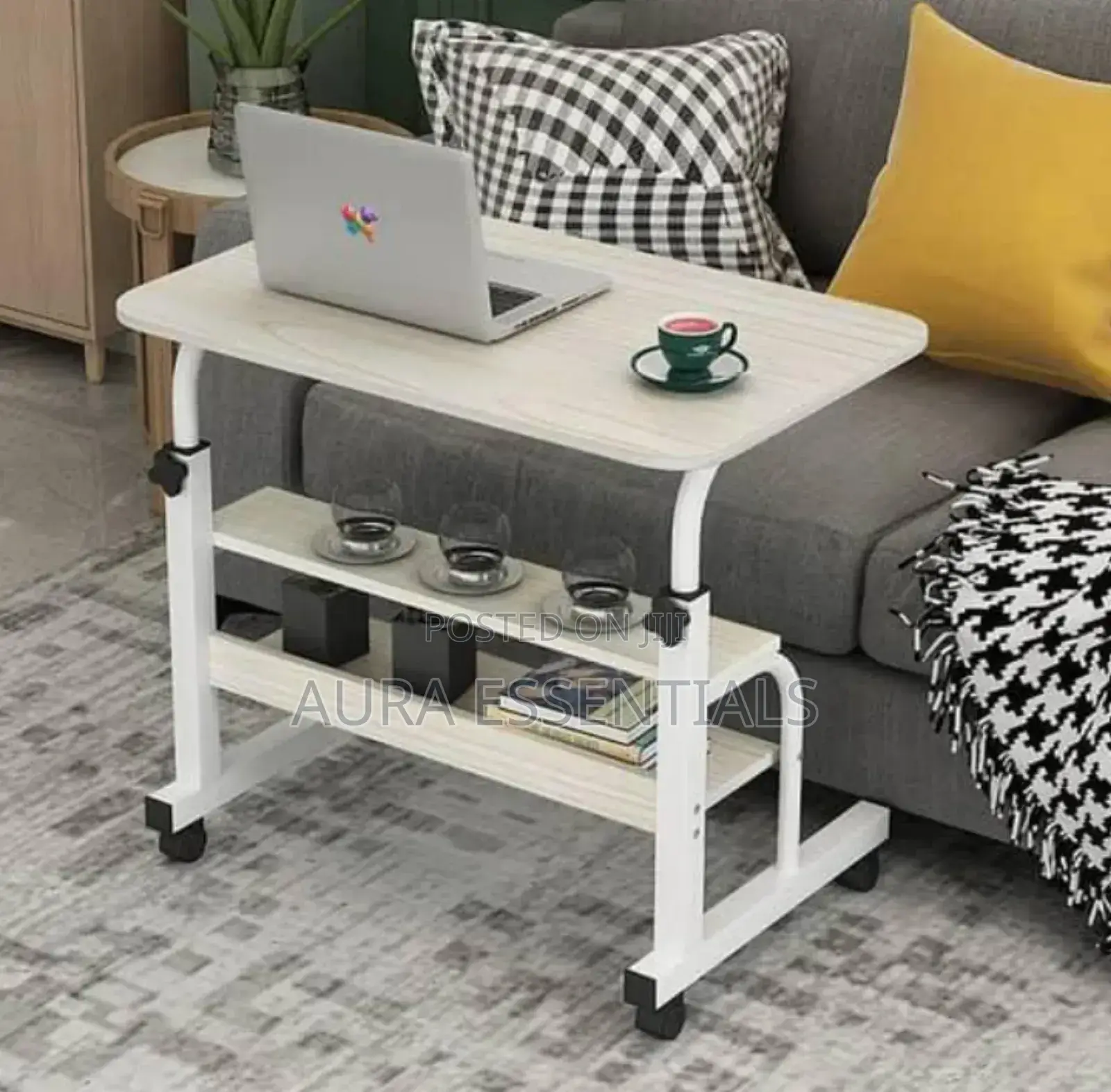Adjustable and Portable Laptop or Bedside Table