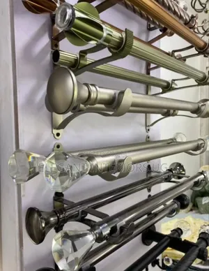 Fancy Curtain Rods Per Meter Available in Twisted and Smooth