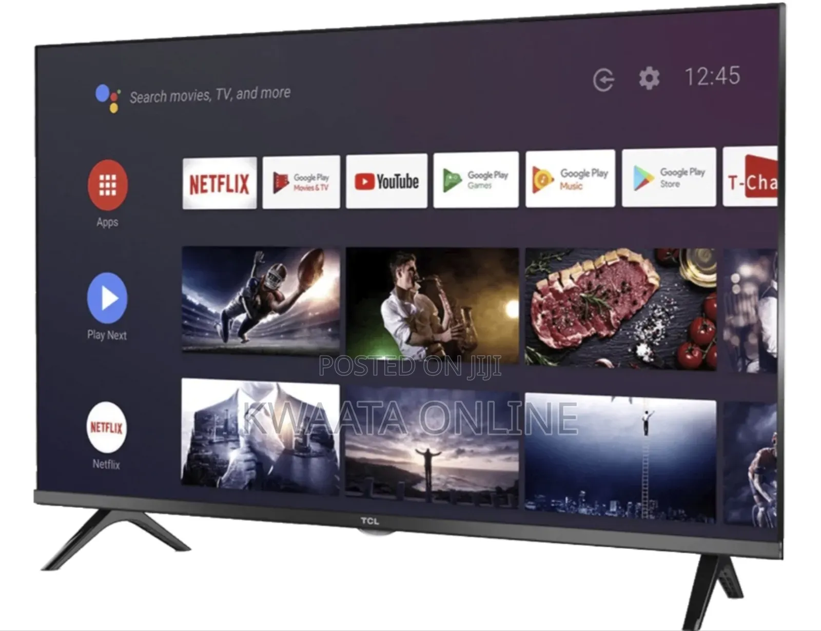 Tcl Frameless Smart Android Led Tv. Free To Air Decoder