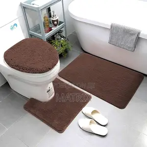 3pc Toilet Cover Set