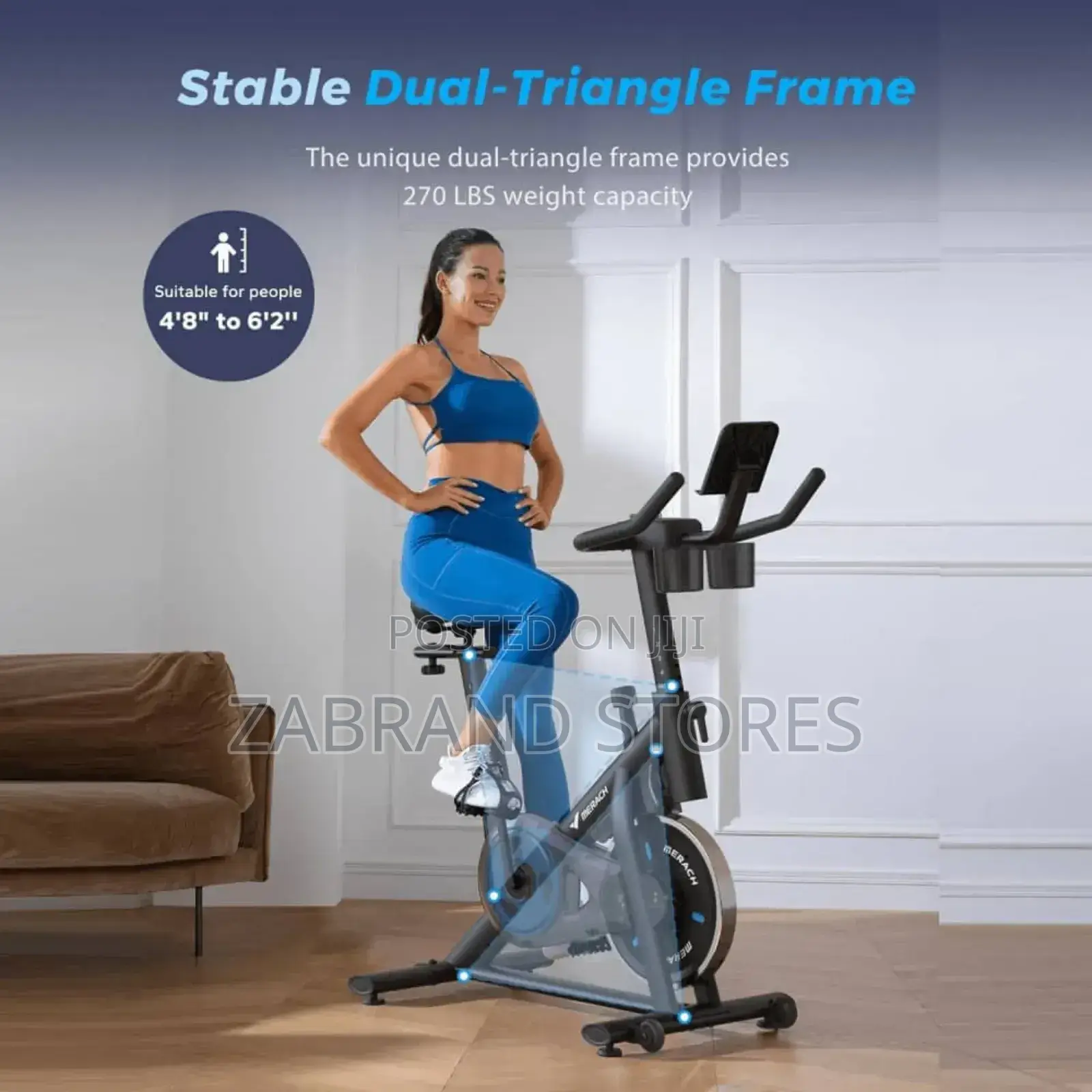 Sport Adjustable Exercise Bike Machine