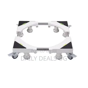 Heavy-Duty Movable Fridge and Washing Machine Stand Base
