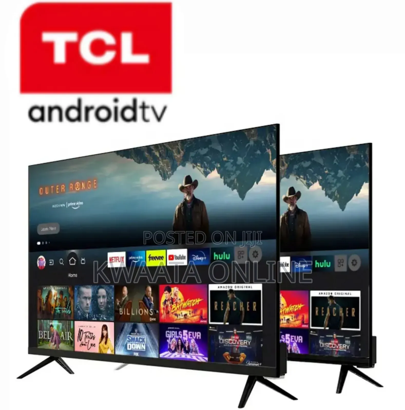 Tcl Frameless Smart Android Led Tv. Free To Air Decoder