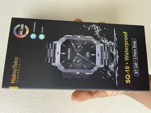Hainoteko Sq18 Smartwatch With 3pair Strap and Scratch Resistence