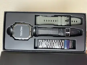 Hainoteko Sq18 Smartwatch With 3pair Strap and Scratch Resistence