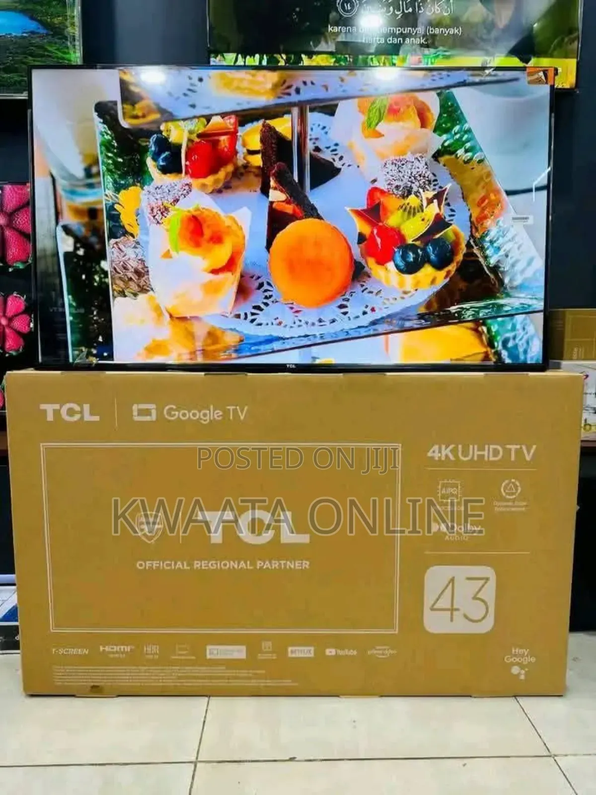 Tcl Frameless Smart Android Led Tv. Free To Air Decoder