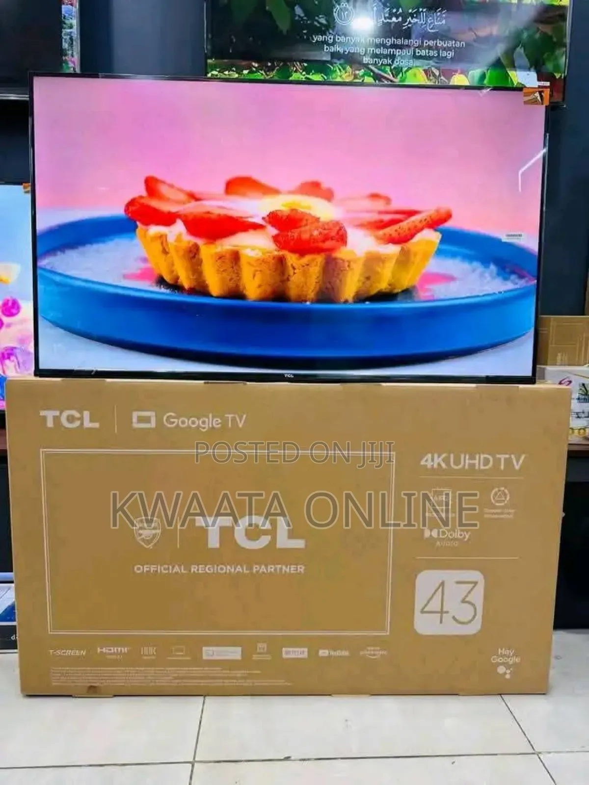 Tcl Frameless Smart Android Led Tv. Free To Air Decoder