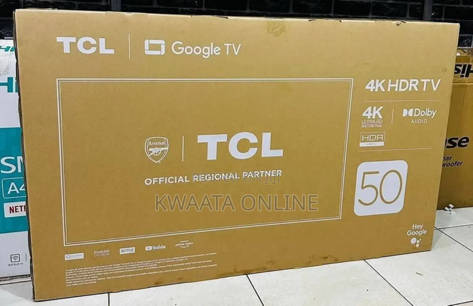 Tcl Frameless Smart Android Led Tv. Free To Air Decoder