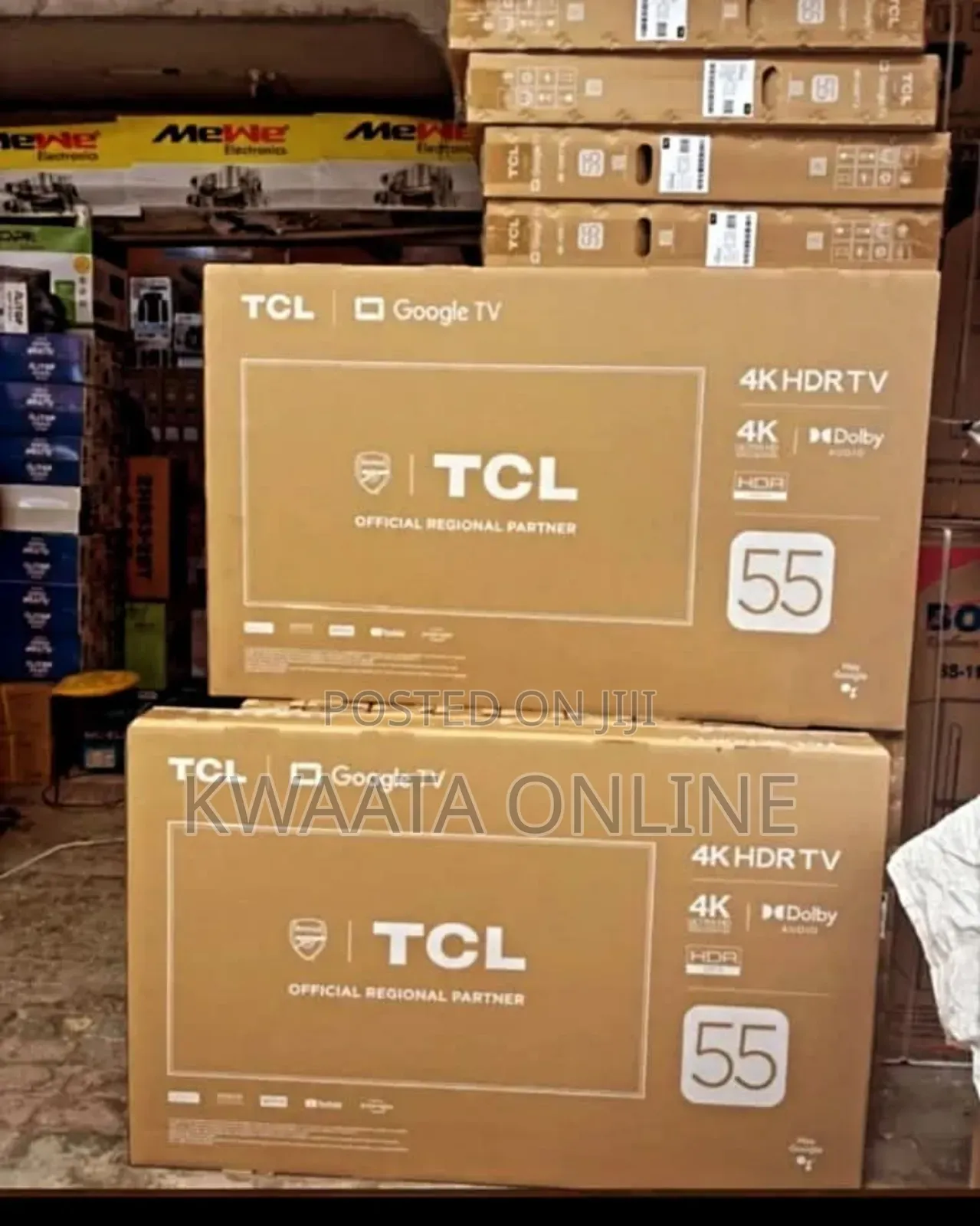 Tcl Frameless Smart Android Led Tv. Free To Air Decoder