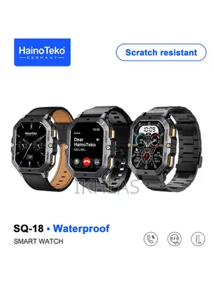 Hainoteko Sq18 Smartwatch With 3pair Strap and Scratch Resistence