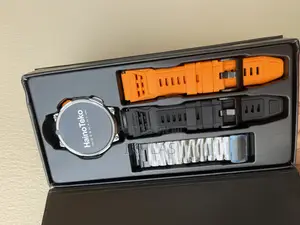 Hainoteko Rw-57max Waterproof Smartwatch With Amoled Screen and Torch