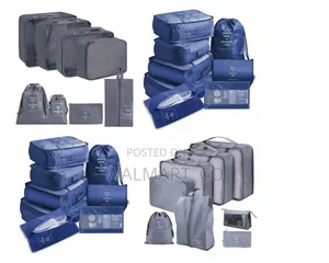 8pcs Travel Set Organizer Bag