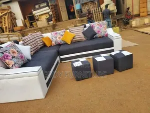 Light Grey Mini L Sofa