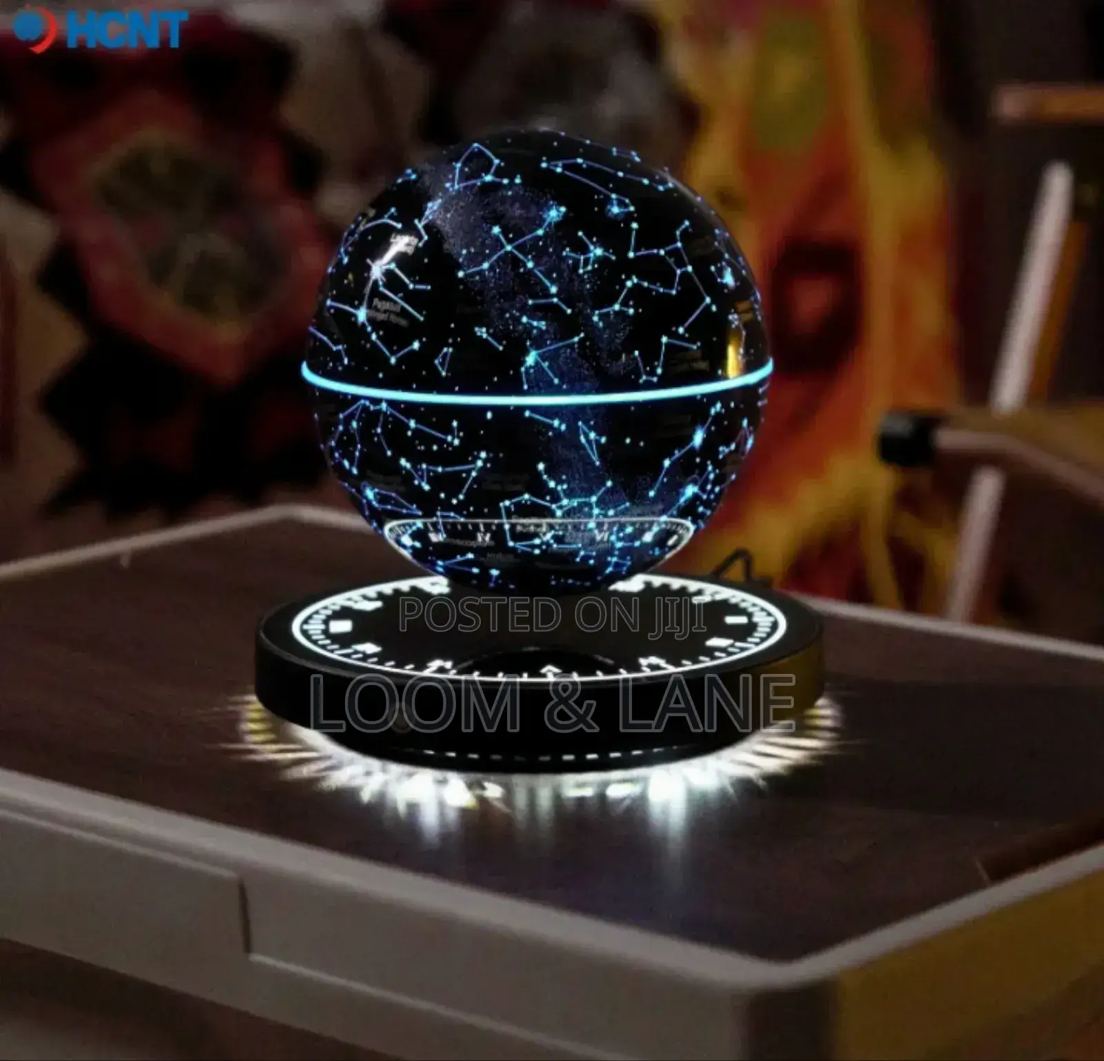 Magnetic Levitating Crystal Globe Lamp
