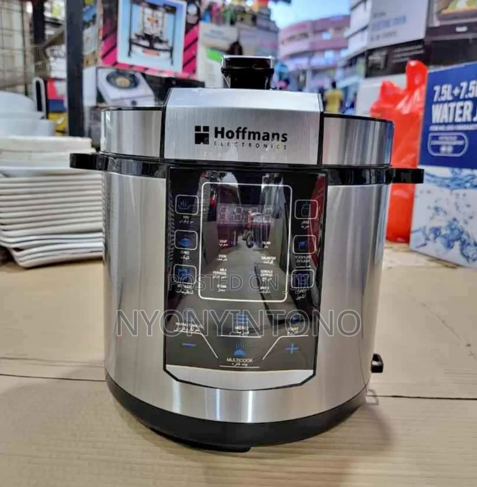 Hoffmans Electric Pressure Cooker With 14 Programs Steamer