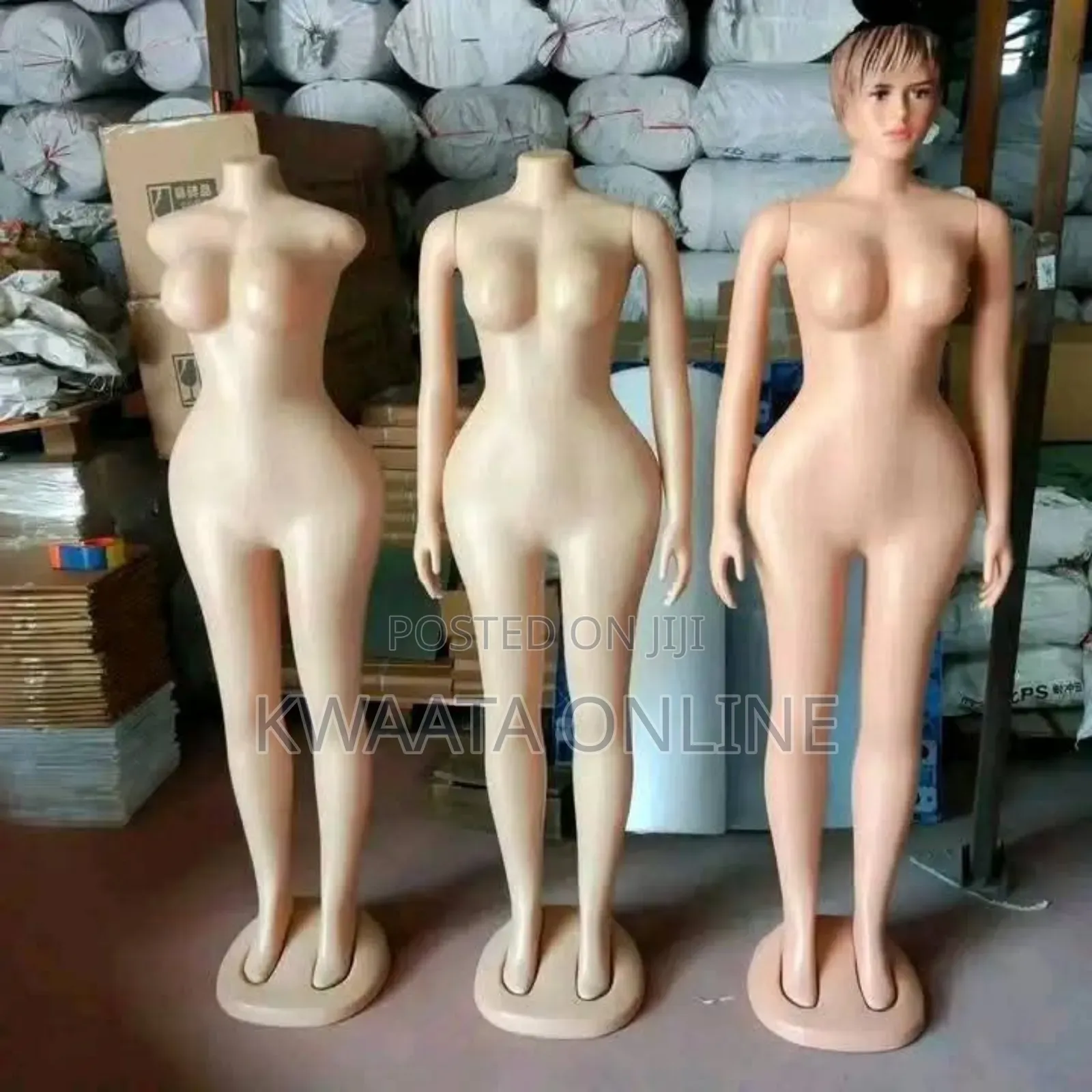 Woman Manikin Dress Form, Realistic Mannequins Model Dummy With Head
