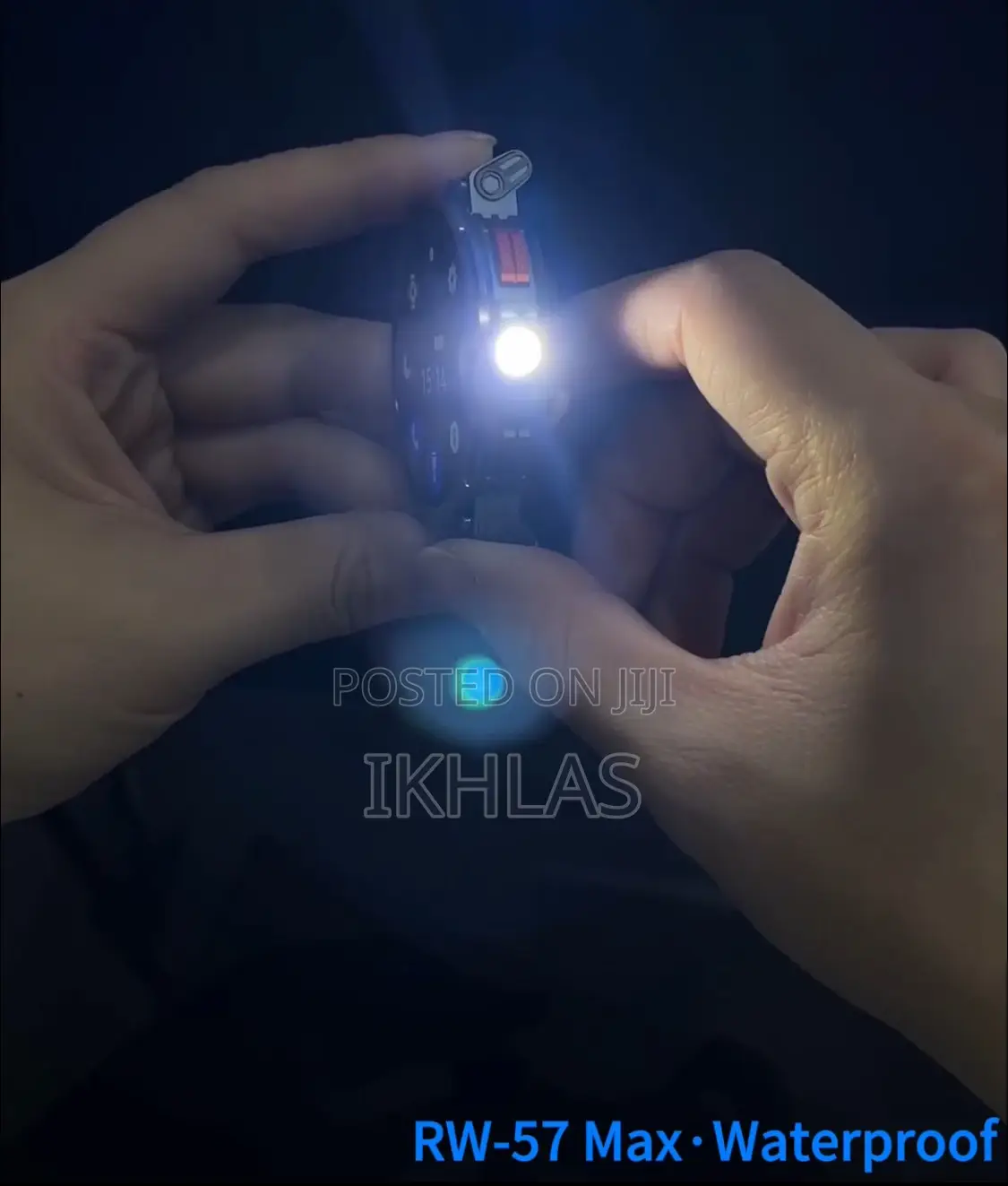 Hainoteko Rw-57max Waterproof Smartwatch With Amoled Screen and Torch