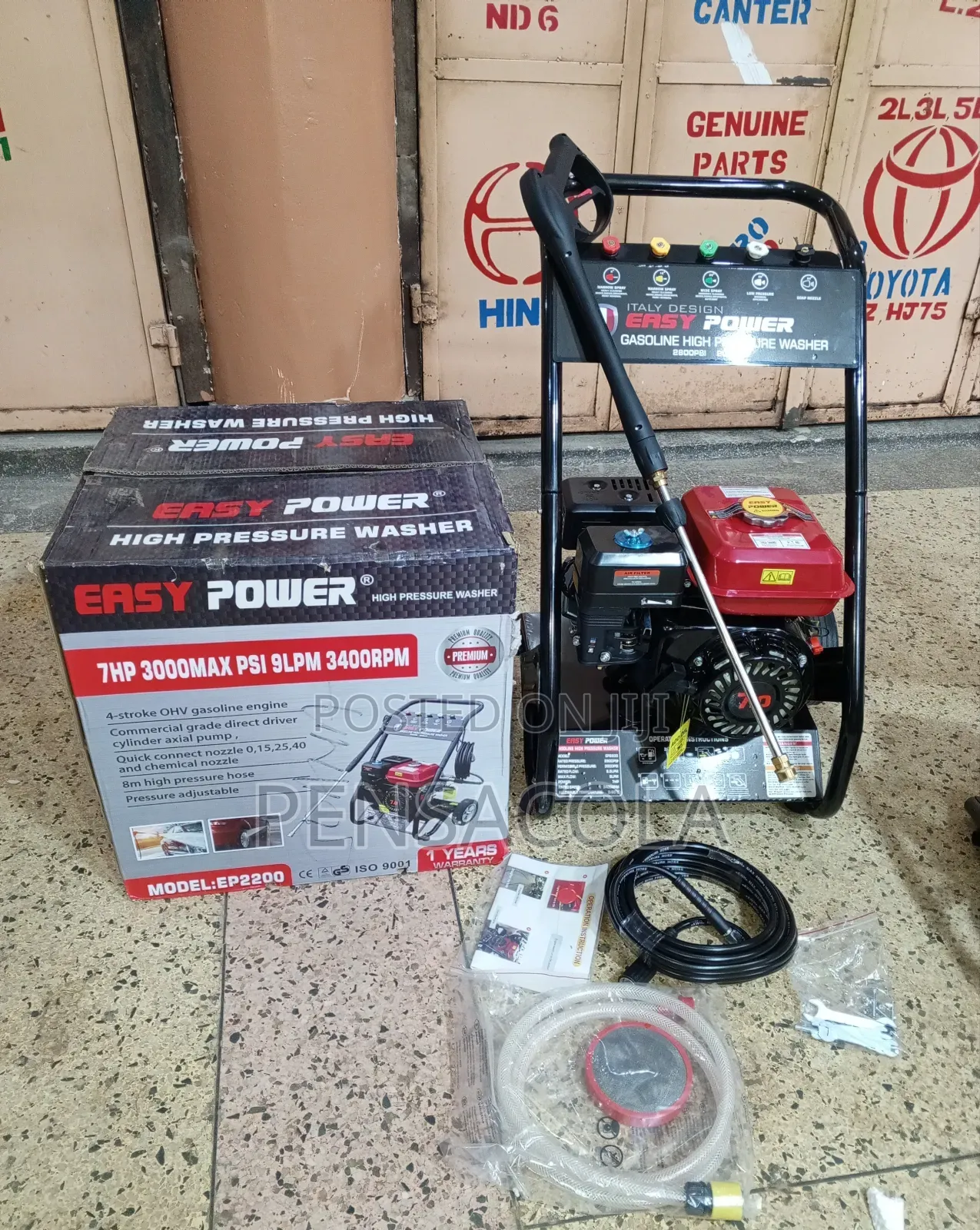 Petrol Car Washer/ Pressure Washer Italian Brand