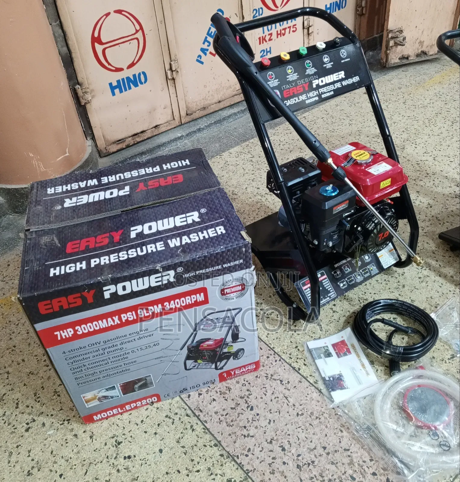 Petrol Car Washer/ Pressure Washer Italian Brand