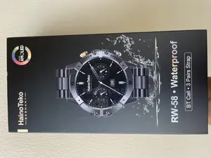 Hainoteko Rw58 Smartwatch Scratch Resistant Display With 3 Set Strap