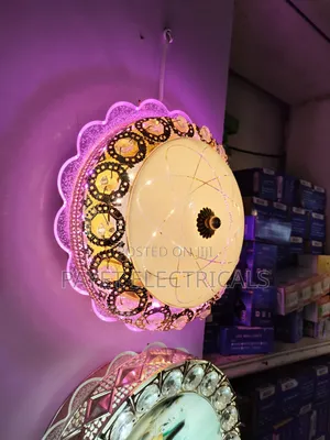 Elite Bedroom Ceiling Light With Pink Colour