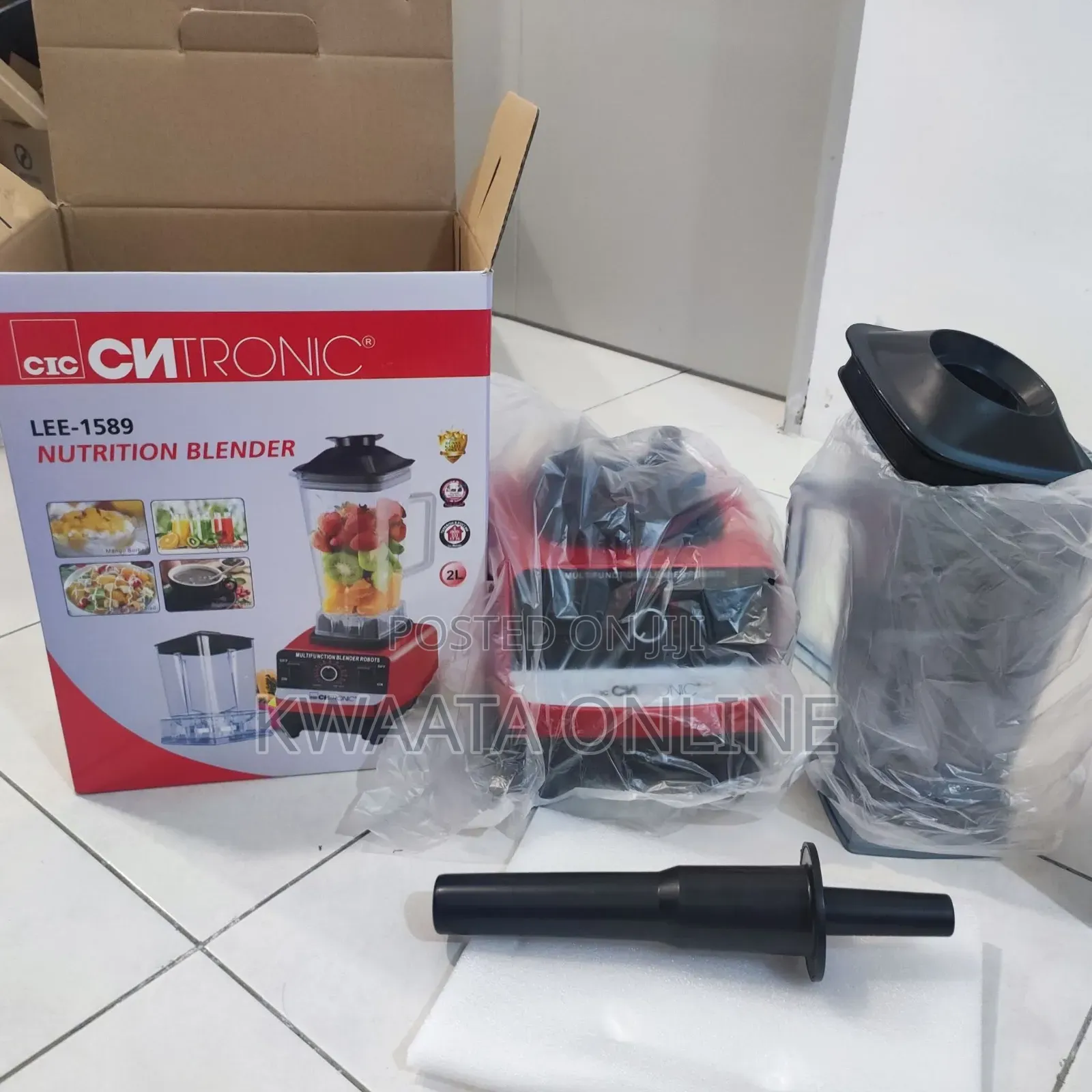 2l-Cntronic Nutrition Blender 2 in 1 4500w Lee-1589