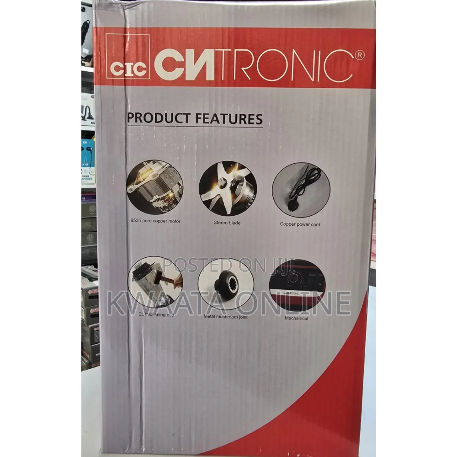 2l-Cntronic Nutrition Blender 2 in 1 4500w Lee-1589
