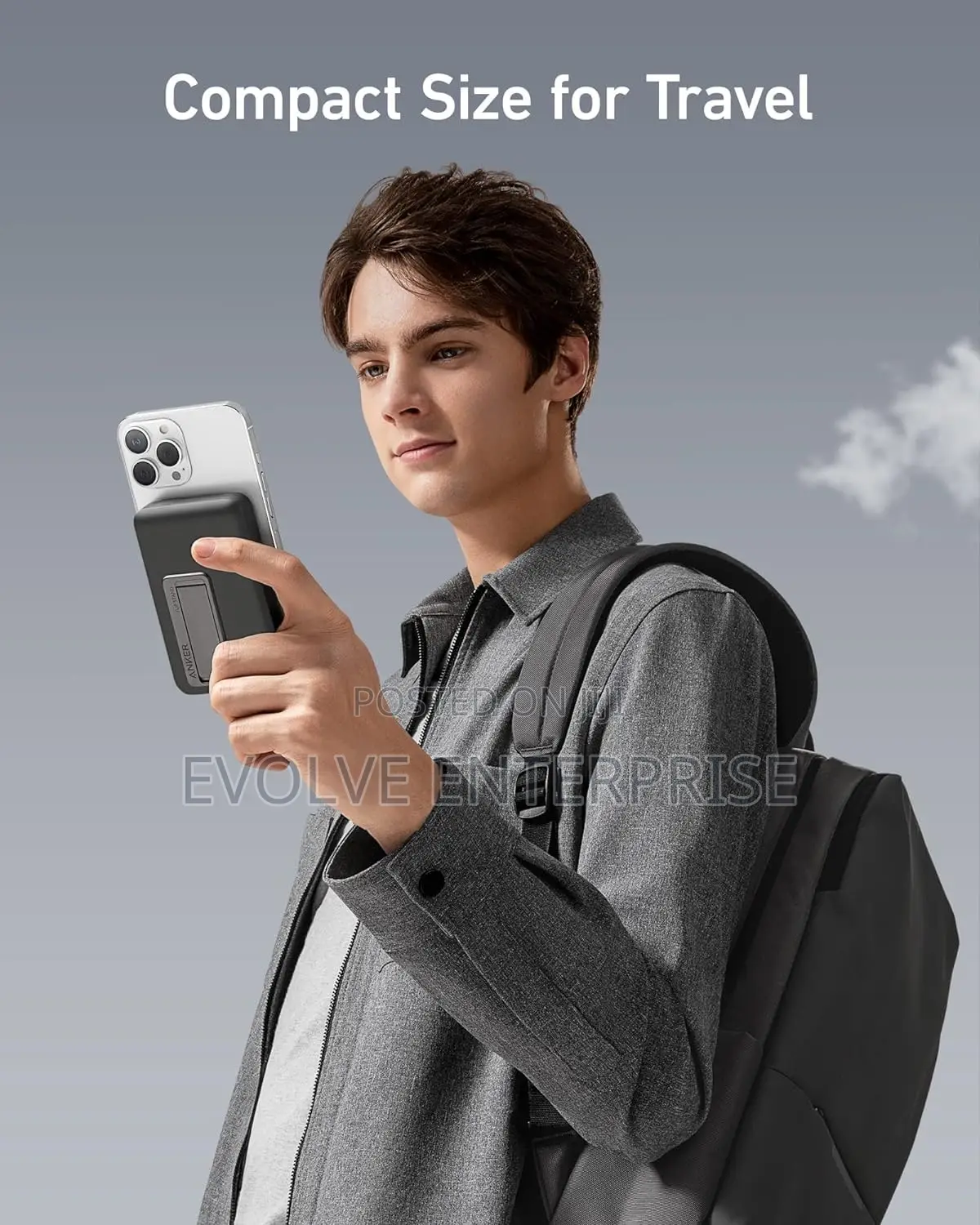 Anker633 Magnetic Battery, 10,000mah Foldable Wireless Portable Charge