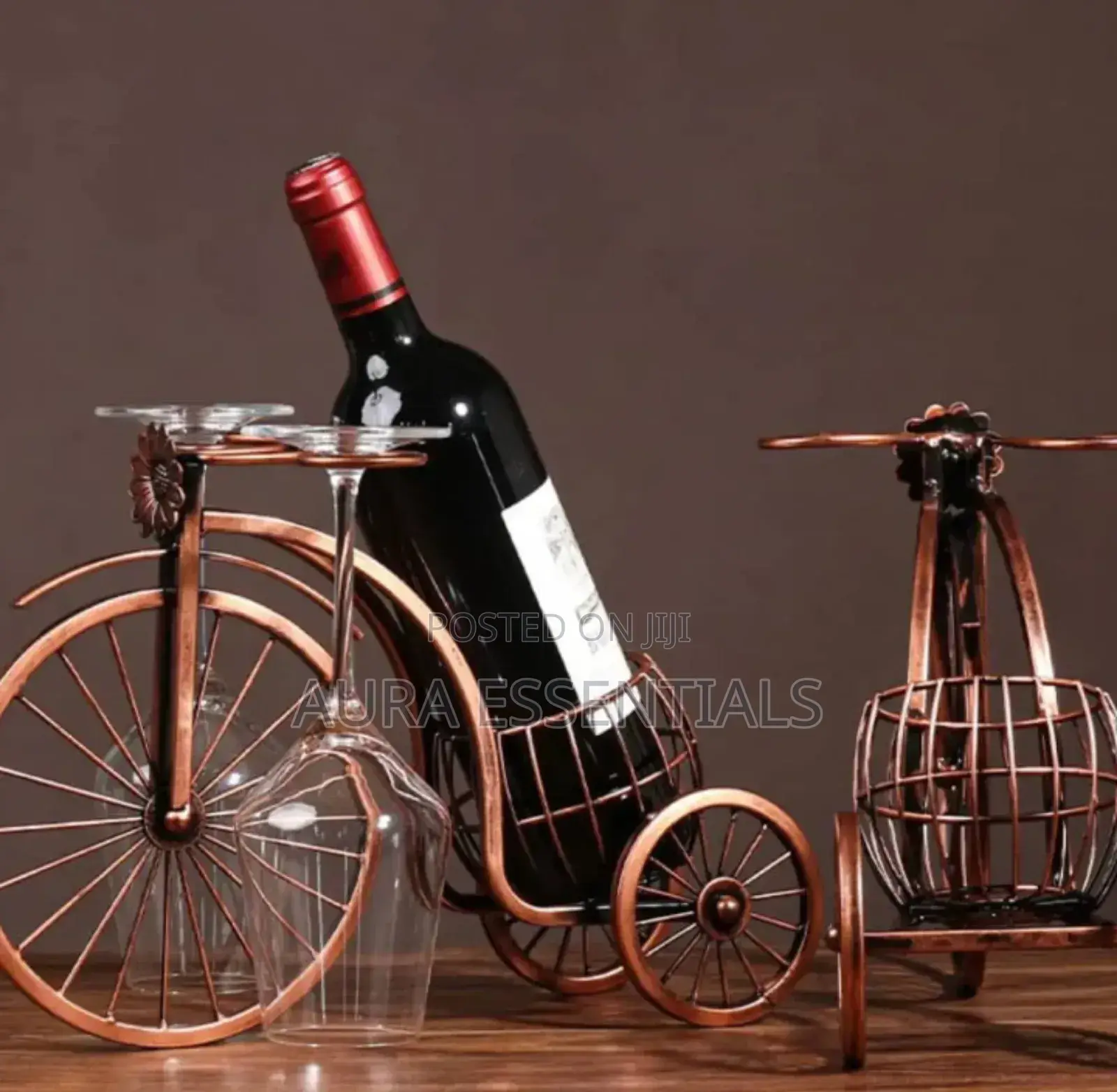 Vintage Metal Bicycle Wine Rack