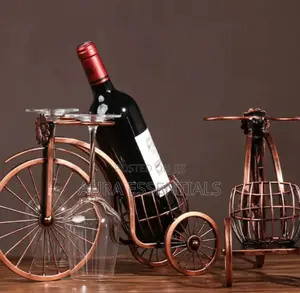 Vintage Metal Bicycle Wine Rack