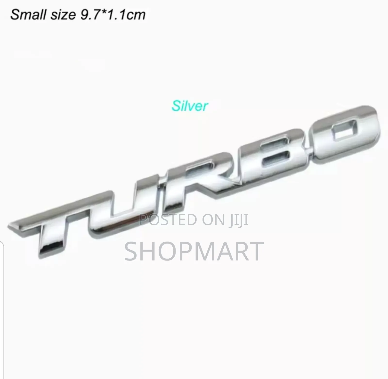 Car Styling Turbo Boost Metal Sticker
