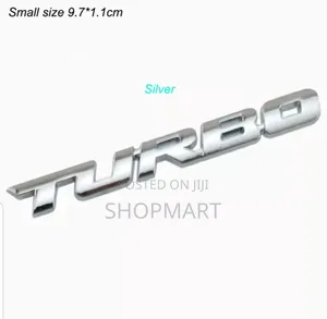Car Styling Turbo Boost Metal Sticker