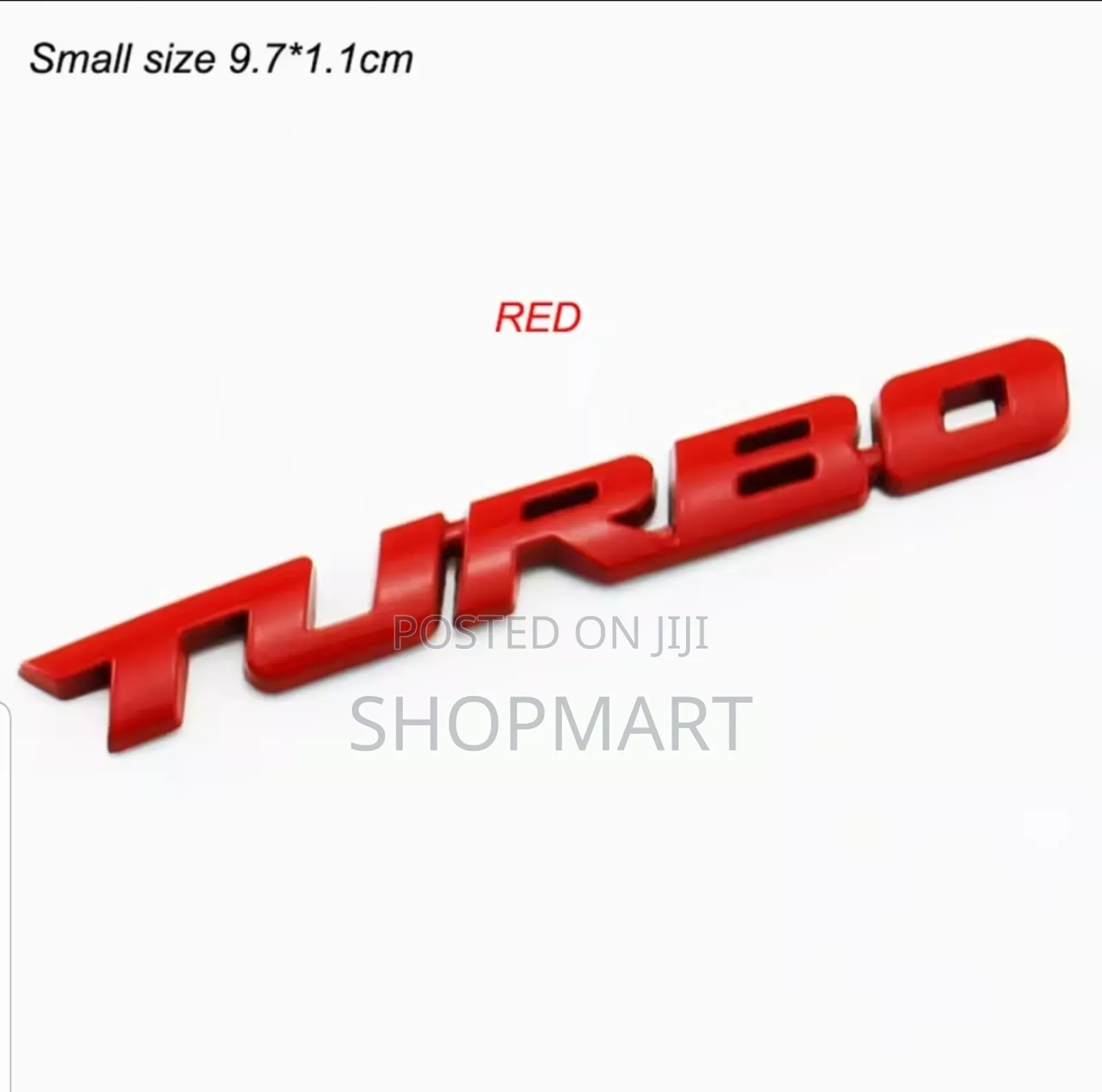 Car Styling Turbo Boost Metal Sticker