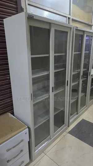 Refurbished Full Glass 2 Door Cabinets