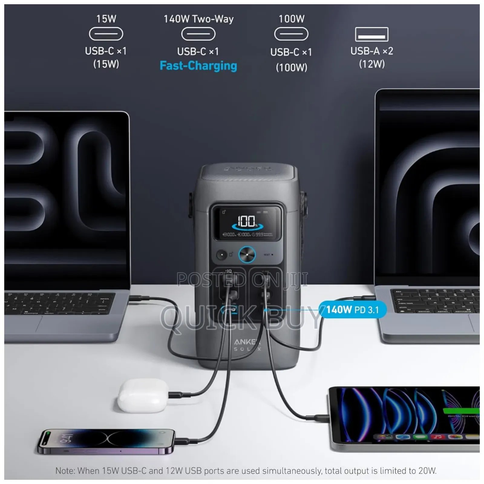 Anker Solix C200 Dc Portable Power Station.
