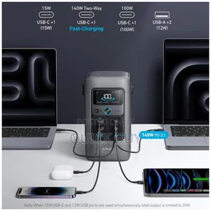Anker Solix C200 Dc Portable Power Station.