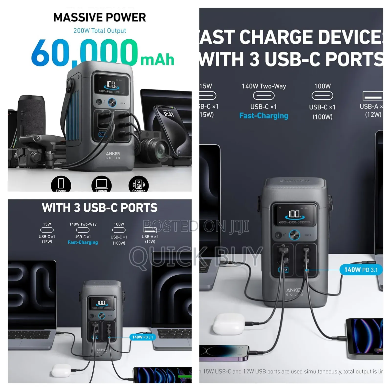 Anker Solix C200 Dc Portable Power Station.