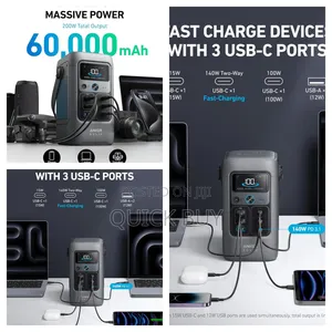 Anker Solix C200 Dc Portable Power Station.