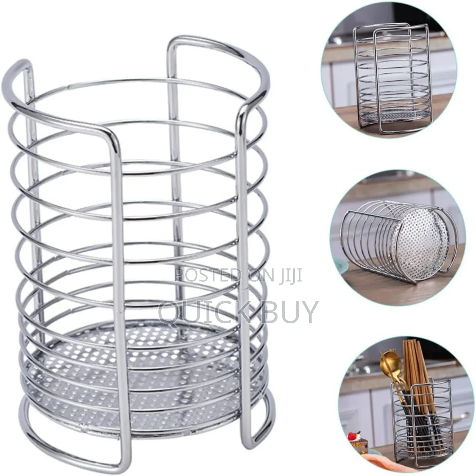 Stainless Steel Kitchen Utensil Holder or Organizer