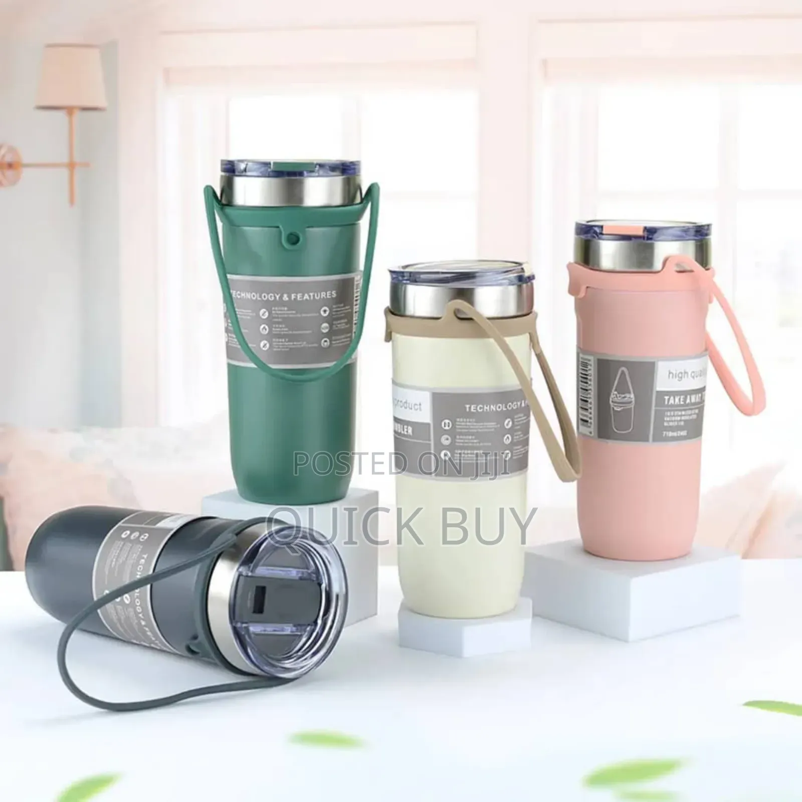 Tyeso Vacuum Insulated Thermos Water Bottles.