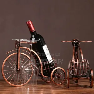 New Vintage Metal Bicycle Wine Rack