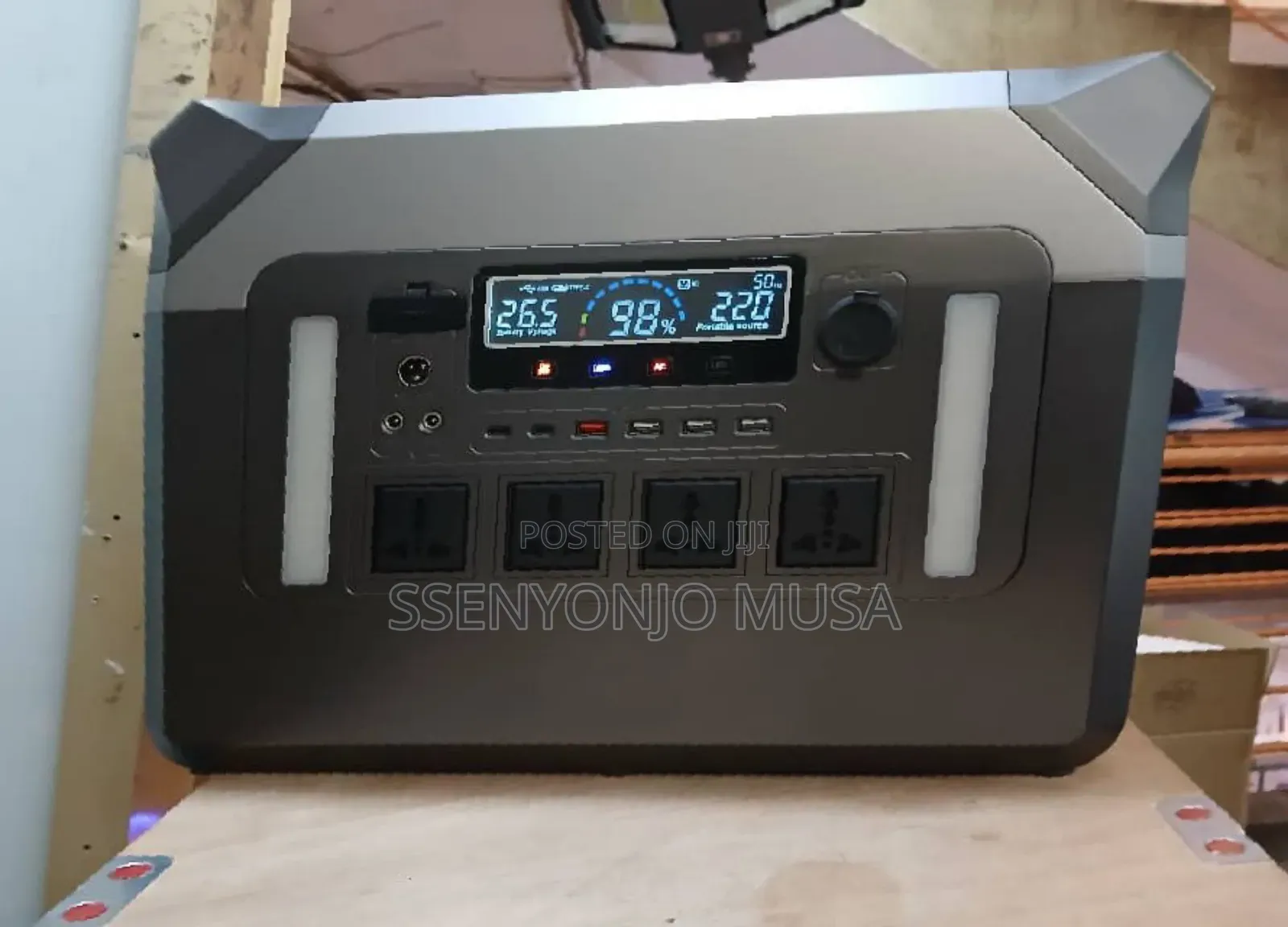 3000w Portable Power Station 2560wh 100ah Battery Solar Ac Charging