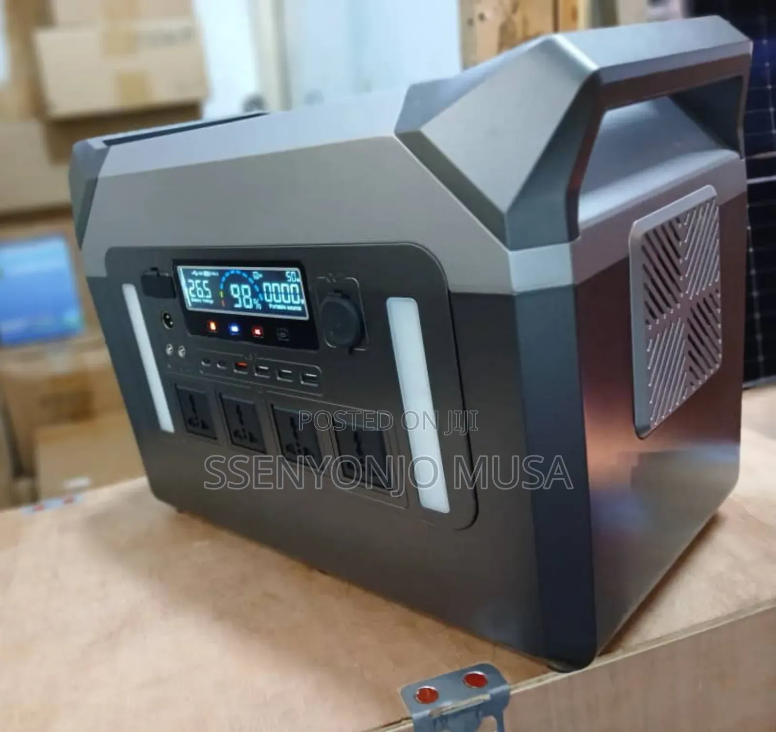 3000w Portable Power Station 2560wh 100ah Battery Solar Ac Charging