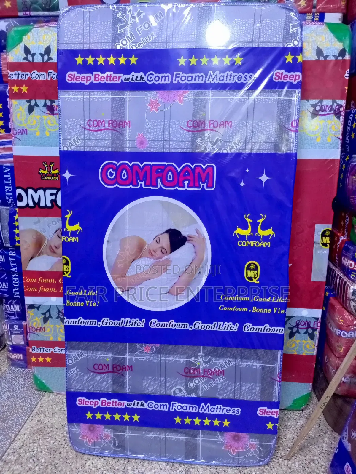 Comfoam Mattresses 3x6 By4 Inche Super Deluxe Sealed Cover