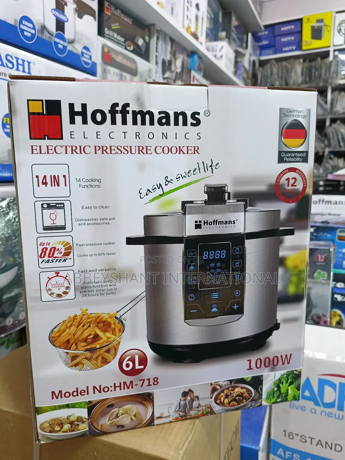 Steamer Pressure Cooker Hoffman Electric Pressure Cooker 6l