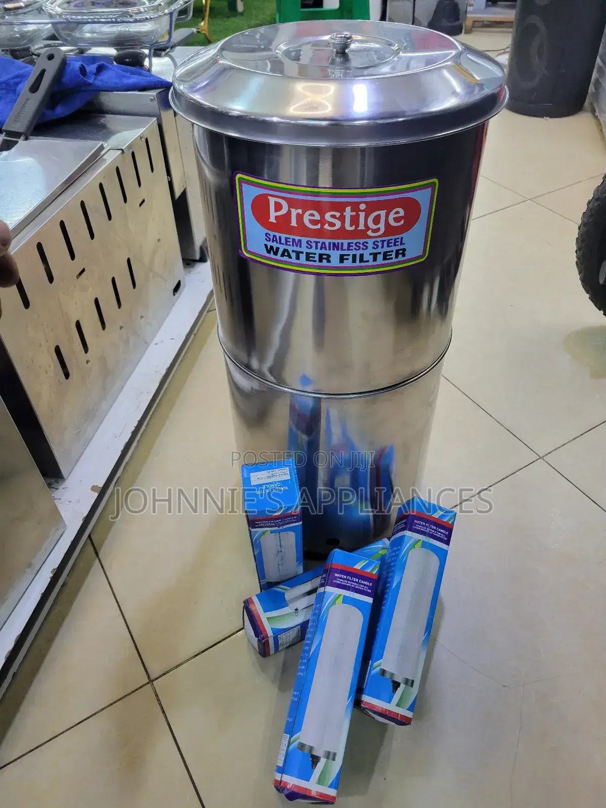 Prestige Stainless Steel Water Filter 20l Its Candle