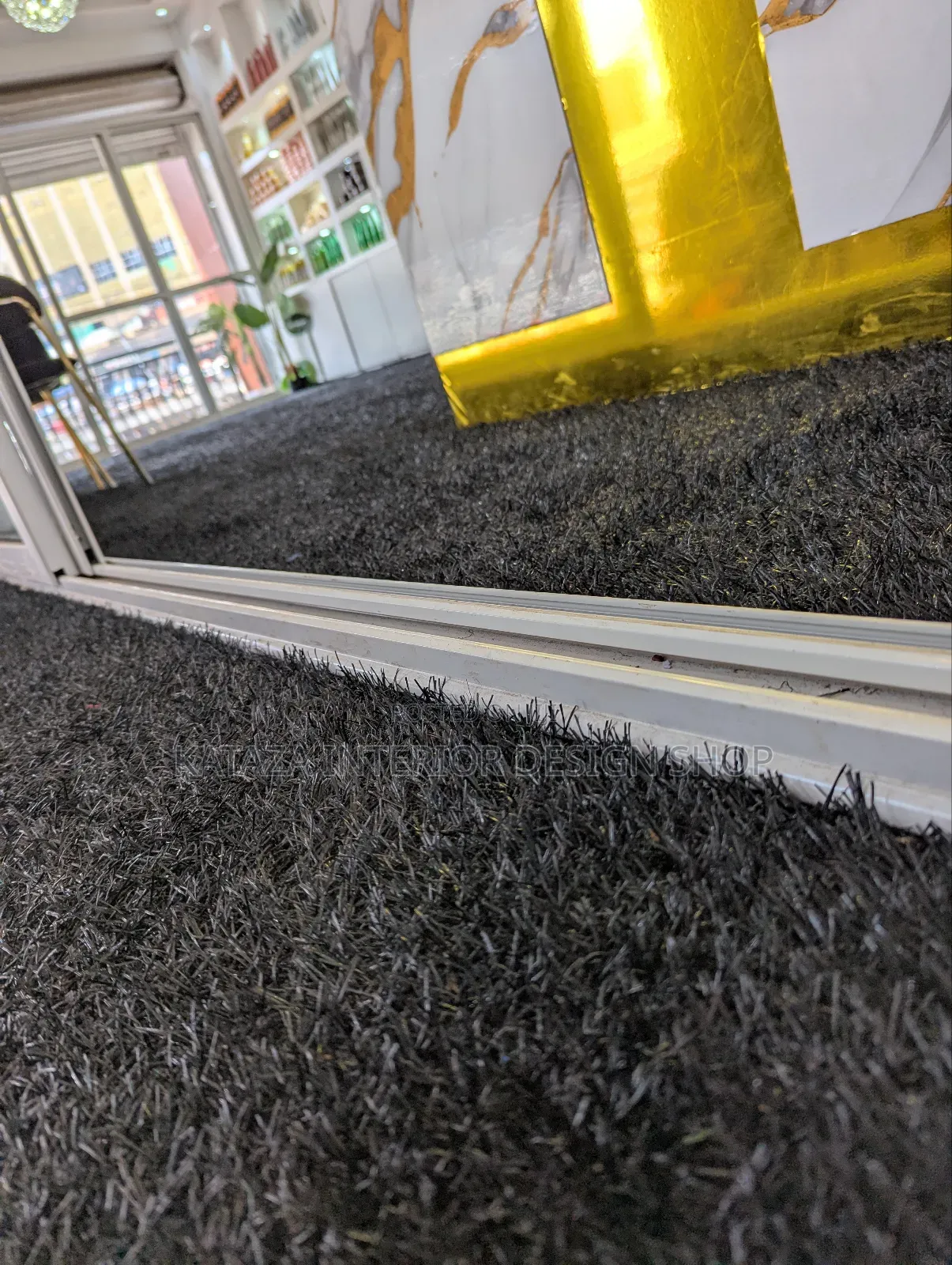 Pure Quality Black Grass Carpet