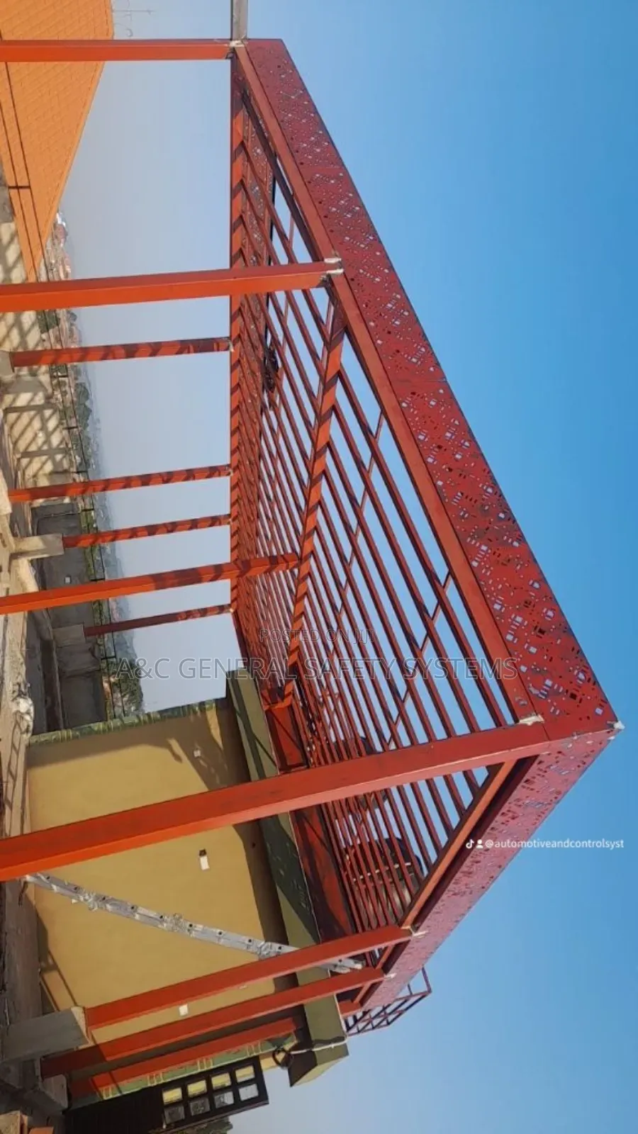 Pergola Shade Roof Top With Fiber Polycarbonate Sheet Quality Grade A