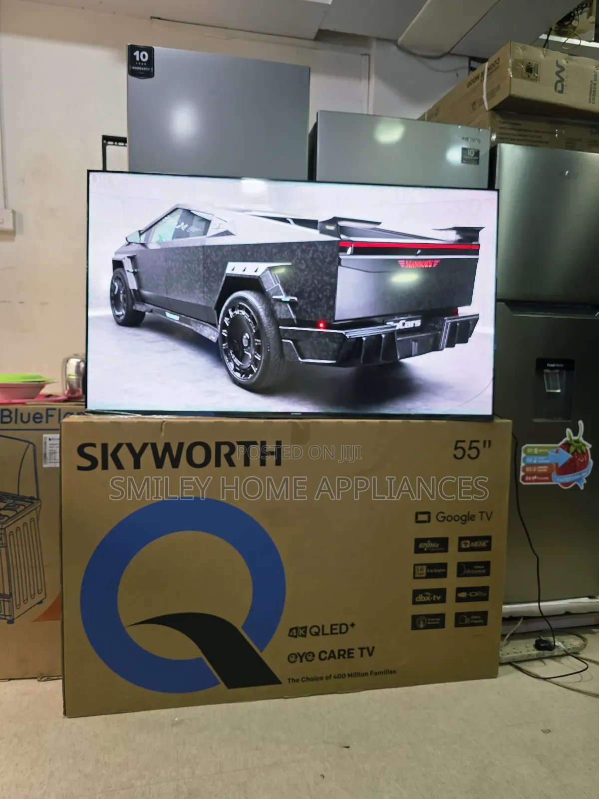 20% Discount Price on Skyworth 55inches Qled- Android Google Pro Tv