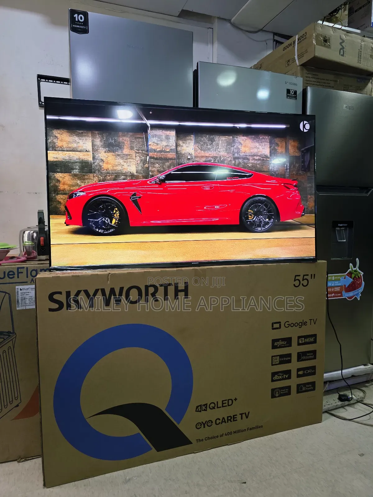 20% Discount Price on Brand New Skyworth 55inches Qled- Google Tv